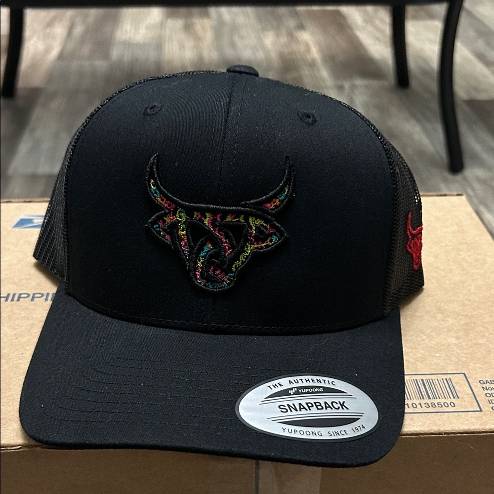 Black Snapback Cap